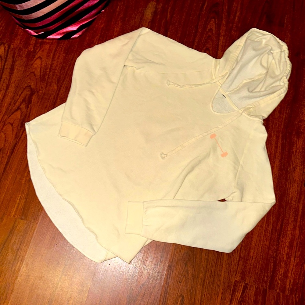 Barbella cream sweatshirt with peach writing size large
